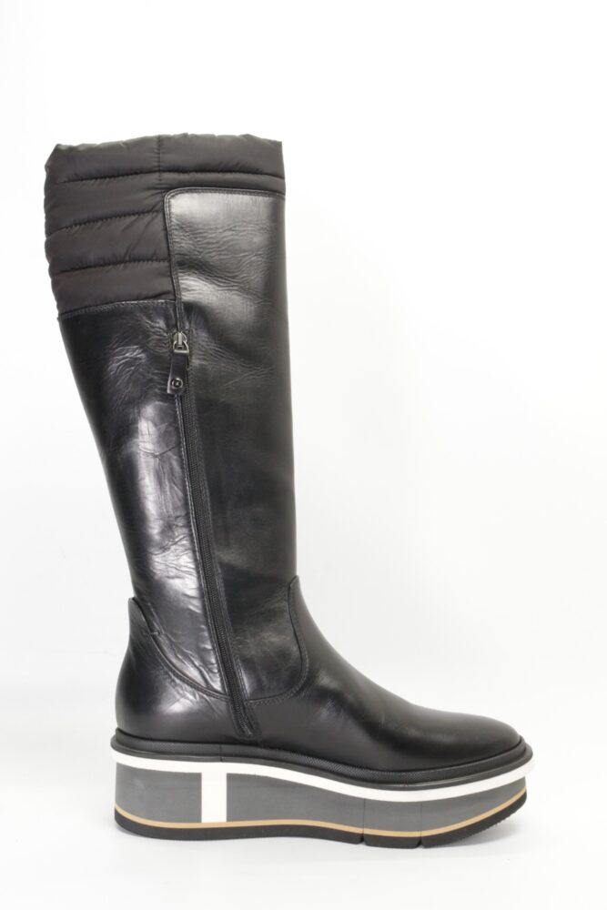 Cizme Fabi dama din piele + tesut -ale82- FB503