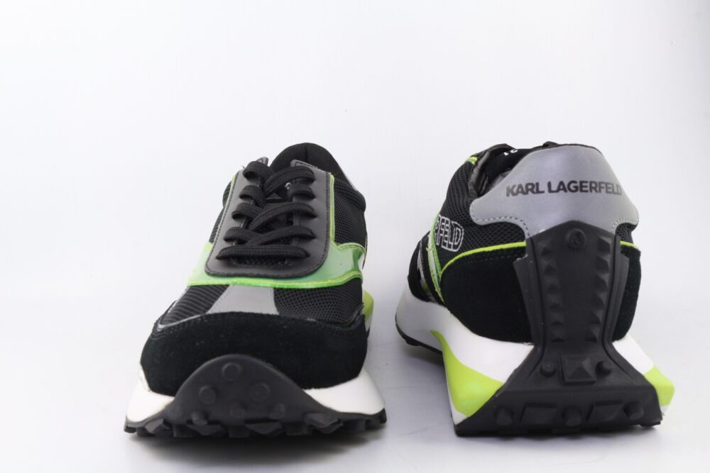 Sneakers KARL LAGERFELD Zone barbati din piele + tesut -ale82- KL541